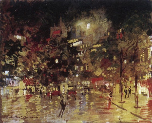 Paris Night View by Constantin Korovin